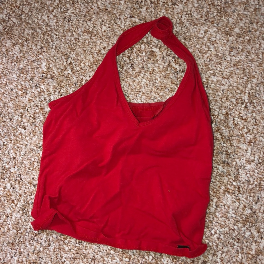 hollister halter crop top
